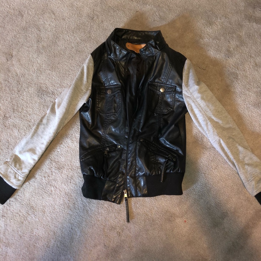 Love culture leather jacket